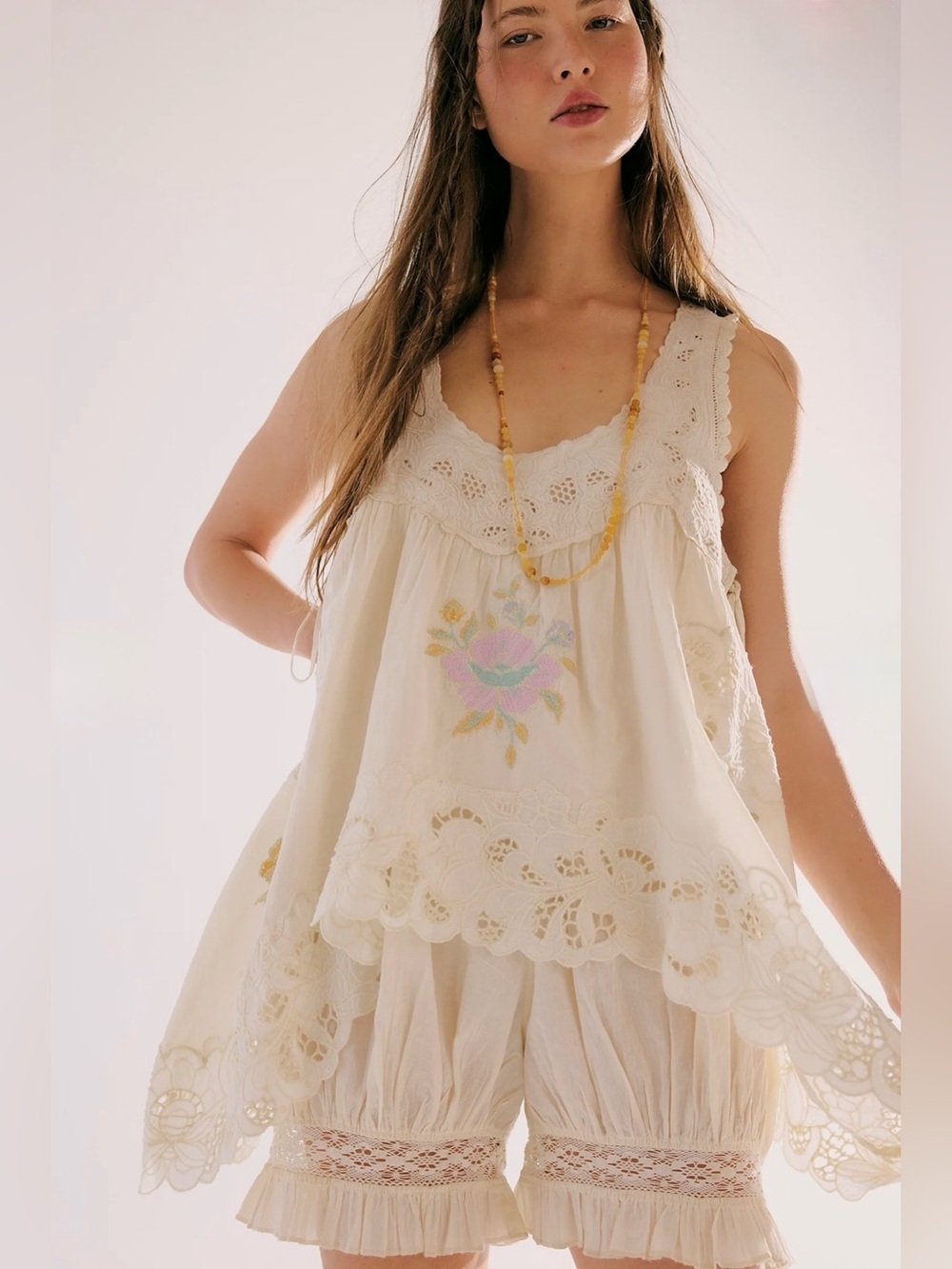 NWT Free People Eye Catcher Bloomsie Romper size Medium